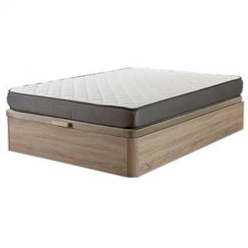 Cama Canapé Abatible Cambria 135x190 cm con Colchón Básico de 18 cm