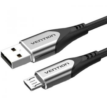 Cable USB Vention COAHG - USB macho a MicroUSB macho de 1.5m en color gris