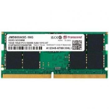 Memoria RAM JetRam JM5600ASE-16G de 16GB DDR5 SODIMM Transcend a 5600MHz