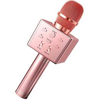 BeTIM Micrófono Inalámbrico de Karaoke Bluetooth para Niños, Micrófono de Karaoke Portátil de Mano con Altavoz, Compatible con Android/iOS/PC/AUX, para KTV en Casa/Fiesta al Aire