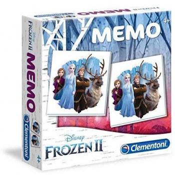 Clementoni-18052 - Memo Frozen 2 - juego de memoria infantil a partir de 4 años