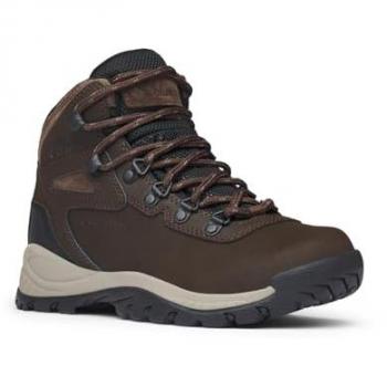 Botas de senderismo Columbia Newton Ridge Plus impermeables marrón oscuro beige mujer - 36