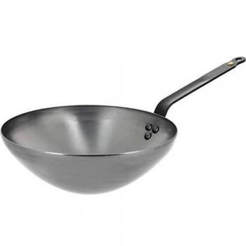 de buyer mineral b 5618.28 Wok Mineral B, 4 litros, Acero, Gris