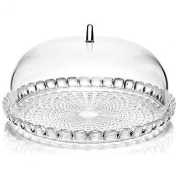 Soporte para pastel con campana 30 cm Tiffany transparente