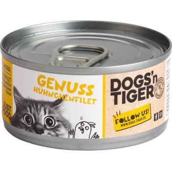 Dogs'n Tiger Cat Filetes Finos 24 x 70 g - Filete de pollo
