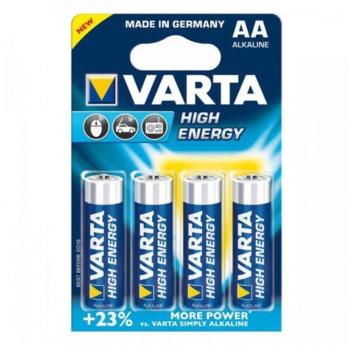 Pila Alcalina Varta AA LR06 1,5 V 2930 mAh High Energy 20 Unidades