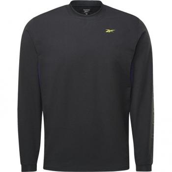 Camiseta de Manga Larga Hombre Reebok Les Mills Negro