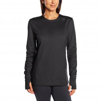adidas Climaheat Baselayer - Camiseta de Manga Larga para Mujer, Color Negro, Talla L