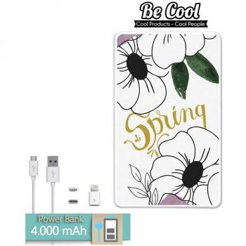 Becool® - Batería Externa Power Bank 4000 mah + Gratis 1 cable USB-MicroUsb