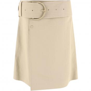 Burberry Women's Trench Skirt in Beige, Size 6, Style 8087482