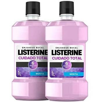 Listerine - Enjuague Bucal Cuidado, Pack de 2 x 1000 ml