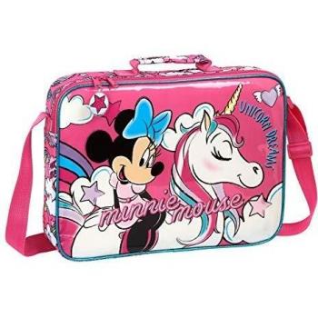 safta 612012385 Cartera Extraescolares de Minnie Mouse, Rosa, Único