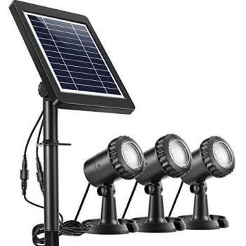 Ankway Luces solares focos para estanques