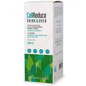 CELL REDUCE DRENANTE FARMADERBE - ANTICELULÍTICO Y DRENANTE DE 500ML