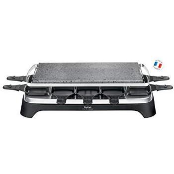 Tefal PR4578 - Raclette, 1350 W, negro y gris