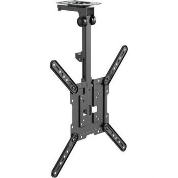 Soporte TV de Techo Equip 650375 para Pantallas de 23 a 55 Pulgadas VESA 75x75 hasta 400x400mm Negro