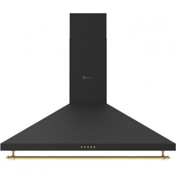 Campana Decorativa H90PR Negra Rústica 90 cm Solthermic