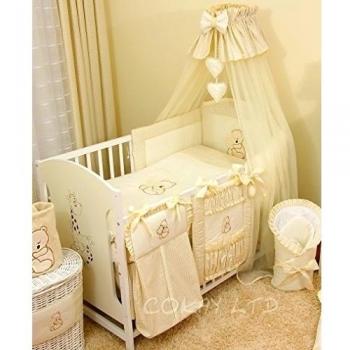 Impresionante para cuna de bebé/Cuna con dosel Drape/Mosquitera Big 320 cm) y soporte crema