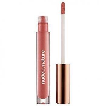 Brillo de Labios Radiante Hidratante Nude by Nature 3,75 g Tono 04 Tea Rose