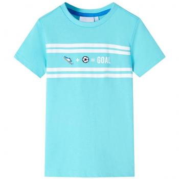 Camiseta infantil aguamarina 116