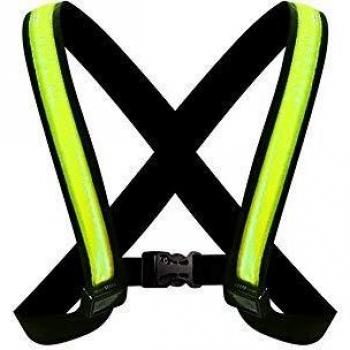 Easypix Street Glow L/XL StreetGlow LED-Weste Size, Neon Gelb/Grün, Unisex-Adult, Verde neón