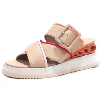 Sandalias de mujer Noa Harmon Mai 9643-0M10 cuña sintética multi beige talla 37