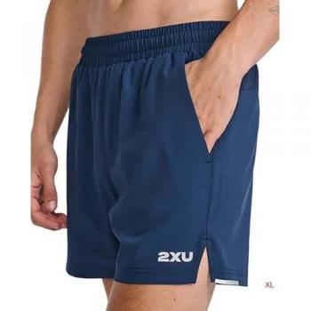 2XU Aero 5 Sports Shorts - Midnight/Silver Reflective - Men's XL