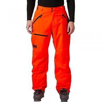 Helly Hansen Men's Sogn Insulated Cargo Ski Pants Neon Orange Size Medium