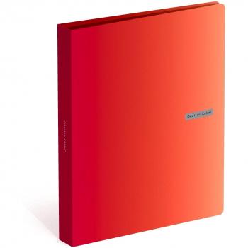 Quattro Colori A4 4R PP ROSSO Carpeta de cartón