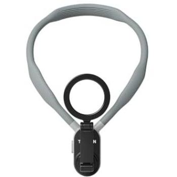 Telesin Max Magnetic Neck Mount for Smartphones - Quick Release Silicone Holder (Grey)