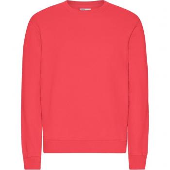 Colorful Standard Classic Organic Crew Neck Sweater Red Tangerine