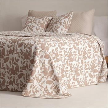 Colcha jacquard reversible Salvi - Diseño floral primavera verano