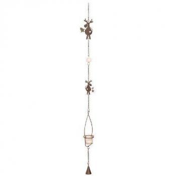 Pajoma portavelas reno 82539 - para colgar, cristal/de metal