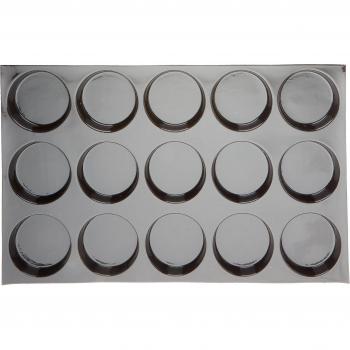 FLORENTINS QUICHES MOLDES SILICONA FLEXIPAN PLACAS 600 X 400/325 X 265 MM DIÁMETRO IMPRESIONES: 102 X 20 MM-PLACA 600 X 400 MM