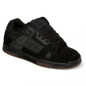DC Shoes - Zapatillas casual de hombre Stag - Negro - Talla: 40.5 - Ante - Cuero