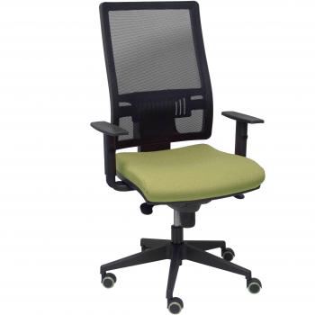 Silla de Oficina Verde Oliva con Brazos Regulables