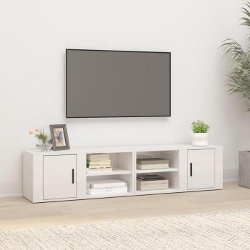 Muebles para TV 2 uds madera contrachapada 80x31,5x36 cm