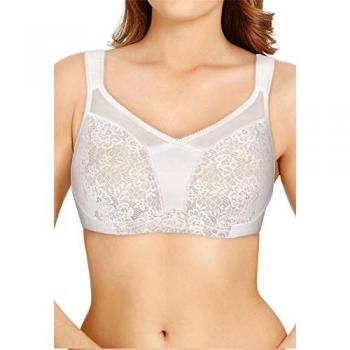 Berlei Women's White Non-Wired Full Support Minimizer Bra - Size 40D