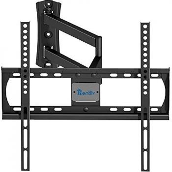 Soporte de Montaje de Pared para TV Brazo Articulado Único de Movimiento Completo para la Mayoría de 26-55 TV de Plasma con Inclinación, Giro y Rotación de hasta 45 kg VESA 400x400mm