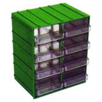 Unidad de Almacenamiento Modular en Plástico ArtPlast 192x148x230 mm con 8 Cajones