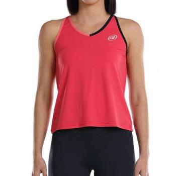 Camiseta de Tirantes Bullpadel Uncia para Mujer Color Rojo