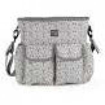 Walking Mum Stars Be - Bolsa canastilla, unisex, color gris