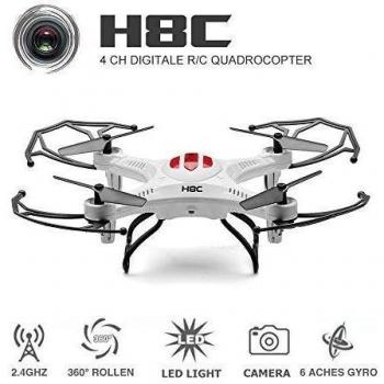 EACHINE H8C Cuadricóptero Con Cámara 2.4G 6-Axis RC Teledirigido Quadcopter RTF Modo 2