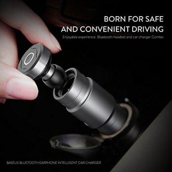 Baseus inteligente Bluetooth Headset + Coche Cargador