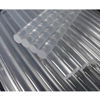 Barras de pistola de pegamento termofusible, de 11 mm, trasparente