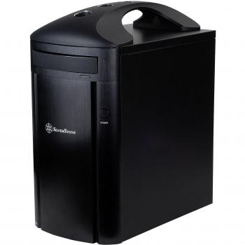 SilverStone SST-SG04B-FH - Carcasa de ordenador cubo Sugo Micro ATX, negro