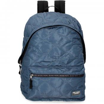 Mochila escolar Pepe Jeans Orson con bolsillo frontal marino