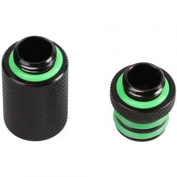 Conjunto de Conexión Directa Bitspower 1/4 Zoll - Accesorio Extra Largo para Refrigeración por Agua, Color Negro