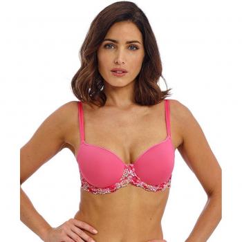 Wacoal Embrace Lace Foam Contour Bra - Hot Pink/Multi - Size 38D