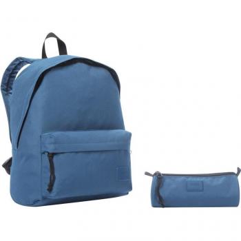 Pack mochila + estuche azul Legion Blue - Totto